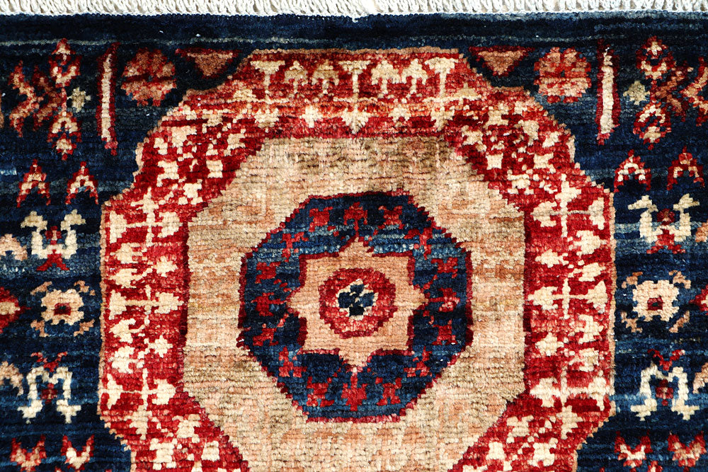 Midnight Blue Mamluk 1' 10 x 4' 11 - No. 65965 - ALRUG Rug Store