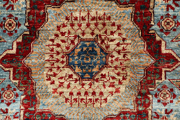 Light Blue Mamluk 1' 11 x 4' 11 - No. 65968 - ALRUG Rug Store