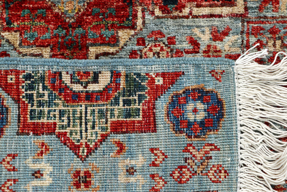 Light Blue Mamluk 1' 11 x 4' 11 - No. 65968 - ALRUG Rug Store