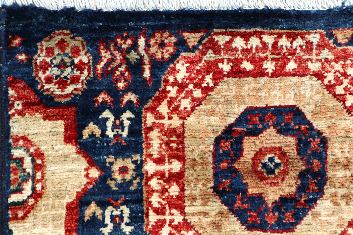 Midnight Blue Mamluk 1' 10 x 5' 1 - No. 65969 - ALRUG Rug Store