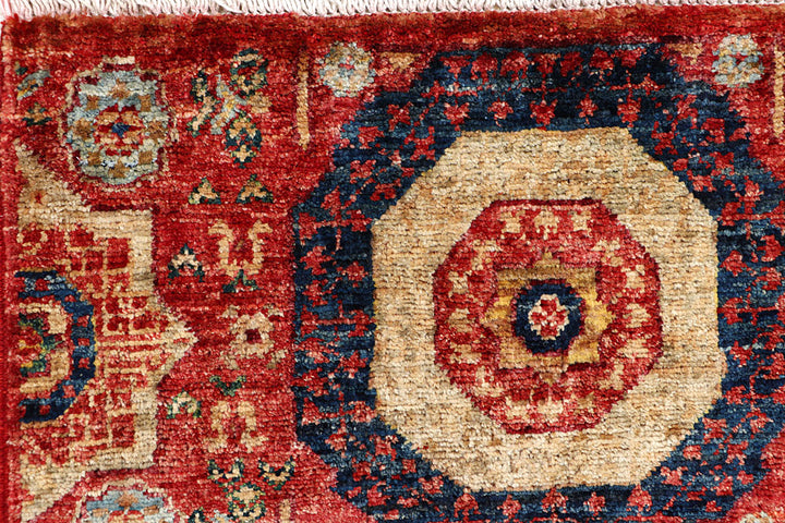 Indian Red Mamluk 2' x 4' 9 - No. 65970 - ALRUG Rug Store