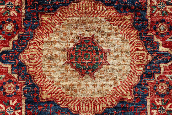 Indian Red Mamluk 2' x 4' 9 - No. 65970 - ALRUG Rug Store
