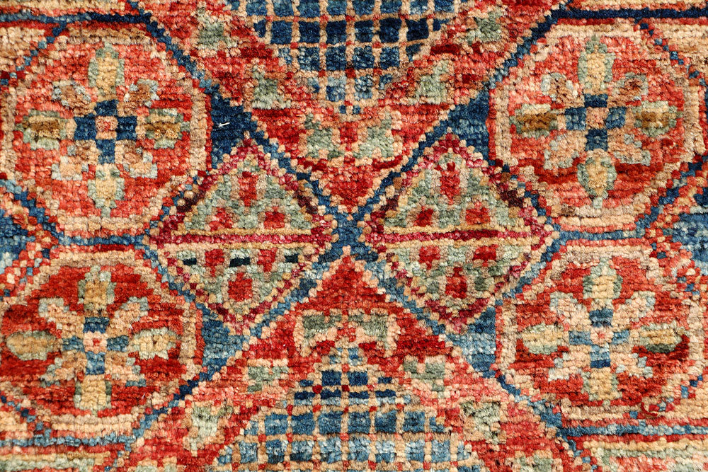 Steel Blue Mamluk 2' x 4' 11 - No. 65971 - ALRUG Rug Store