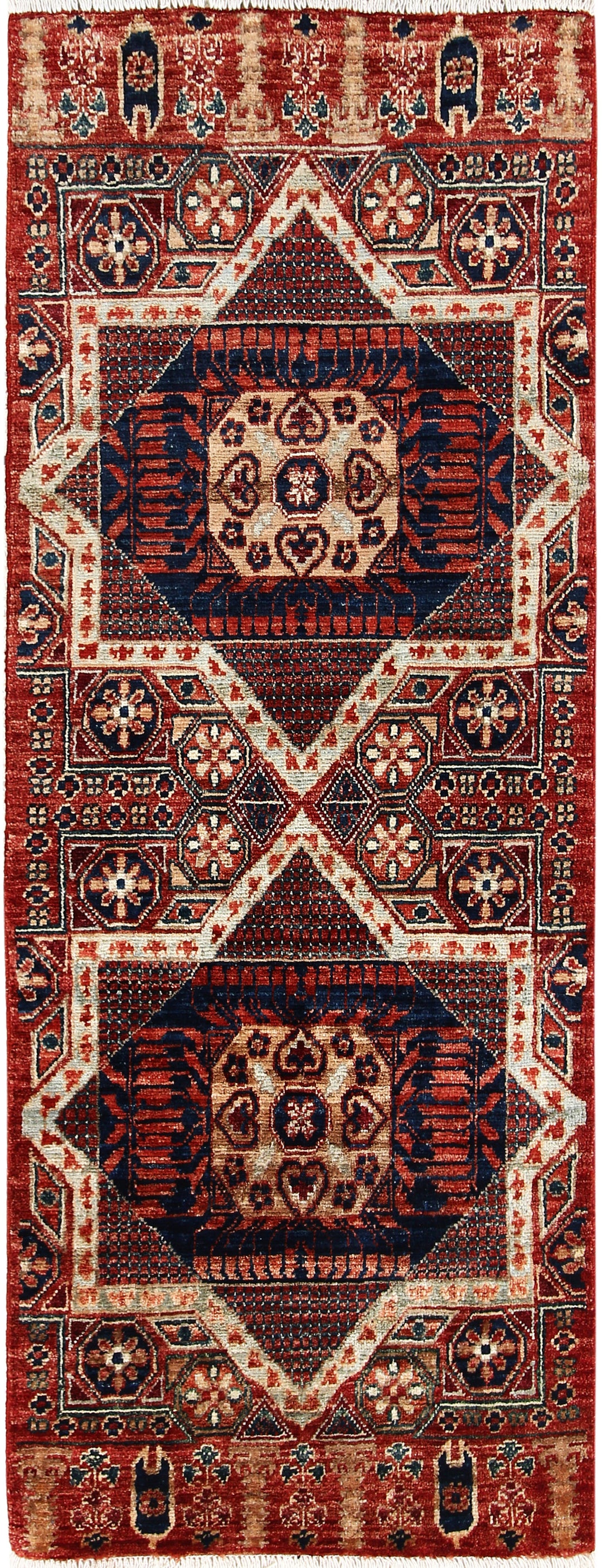Firebrick Mamluk 1' 11 x 5' 2 - No. 65973 - ALRUG Rug Store