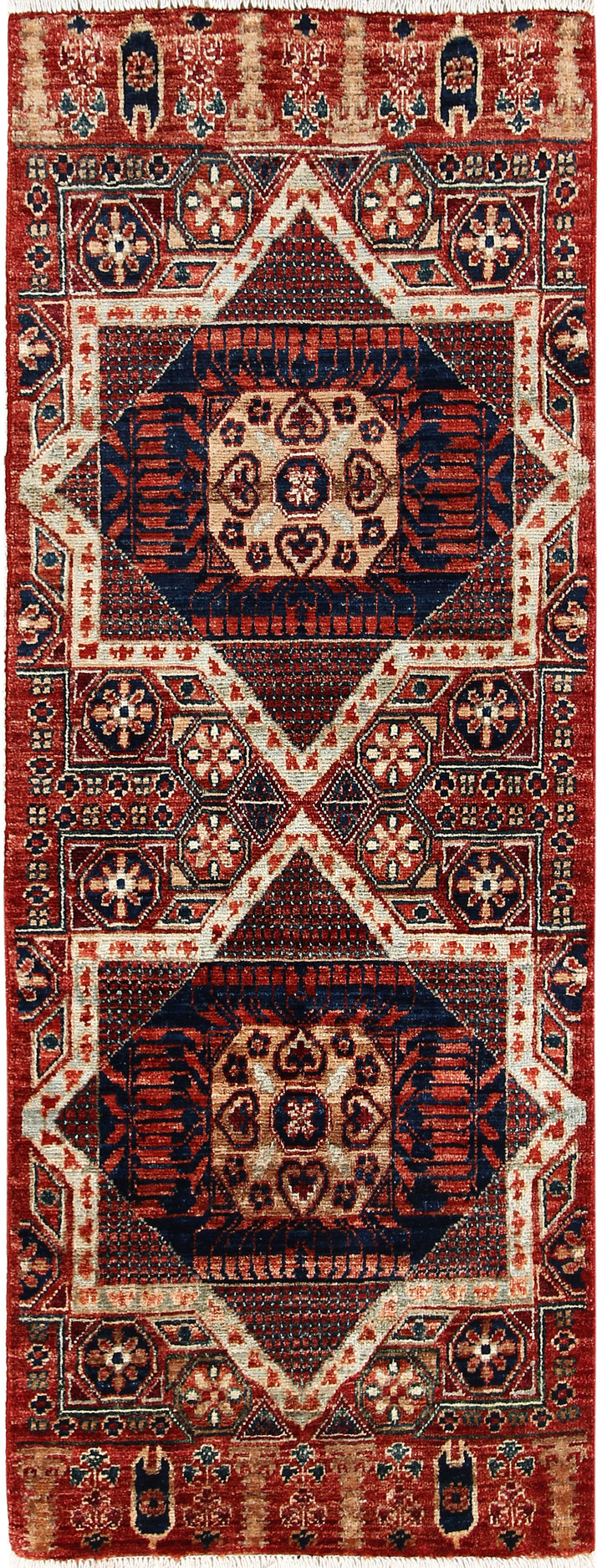 Firebrick Mamluk 1' 11 x 5' 2 - No. 65973 - ALRUG Rug Store