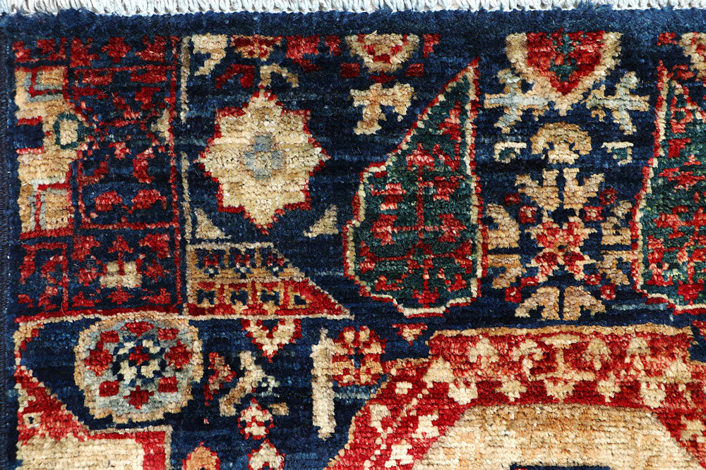 Midnight Blue Mamluk 2' x 4' 8 - No. 65974 - ALRUG Rug Store