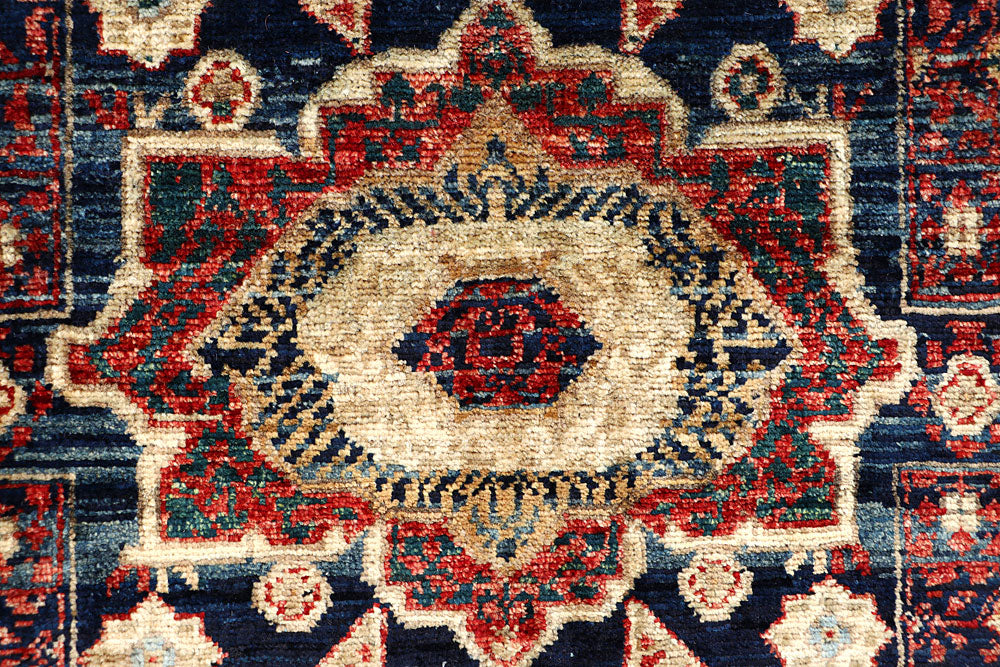 Midnight Blue Mamluk 2' x 4' 8 - No. 65974 - ALRUG Rug Store
