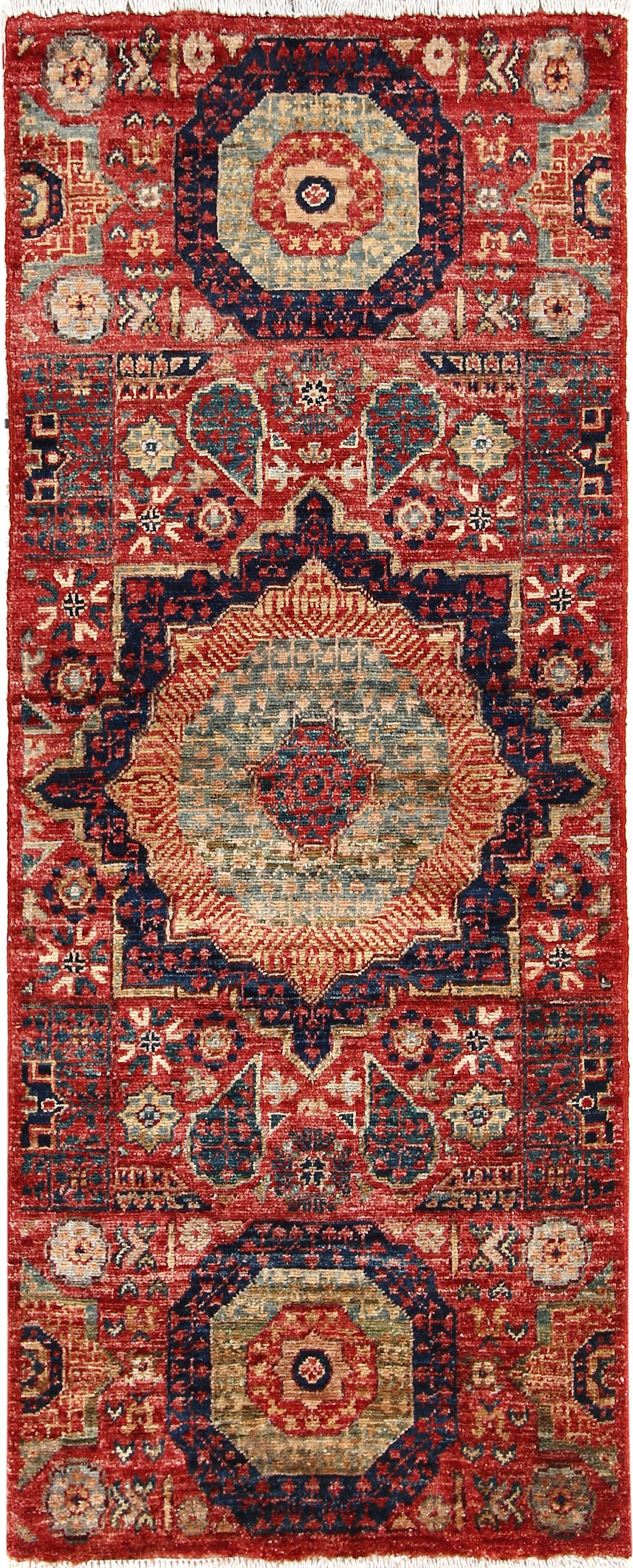 Firebrick Mamluk 1' 11 x 4' 9 - No. 65975 - ALRUG Rug Store