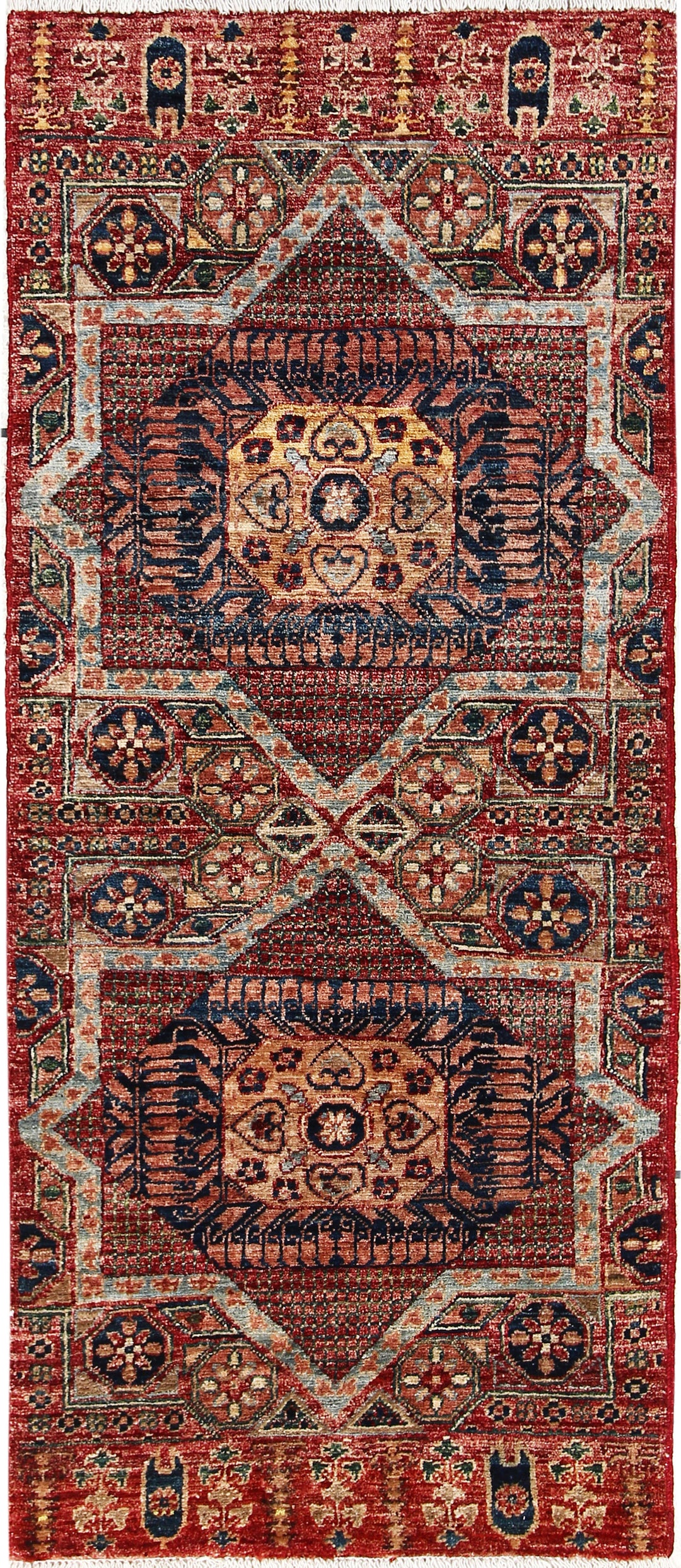 Brown Mamluk 2' 1 x 5' - No. 65976 - ALRUG Rug Store