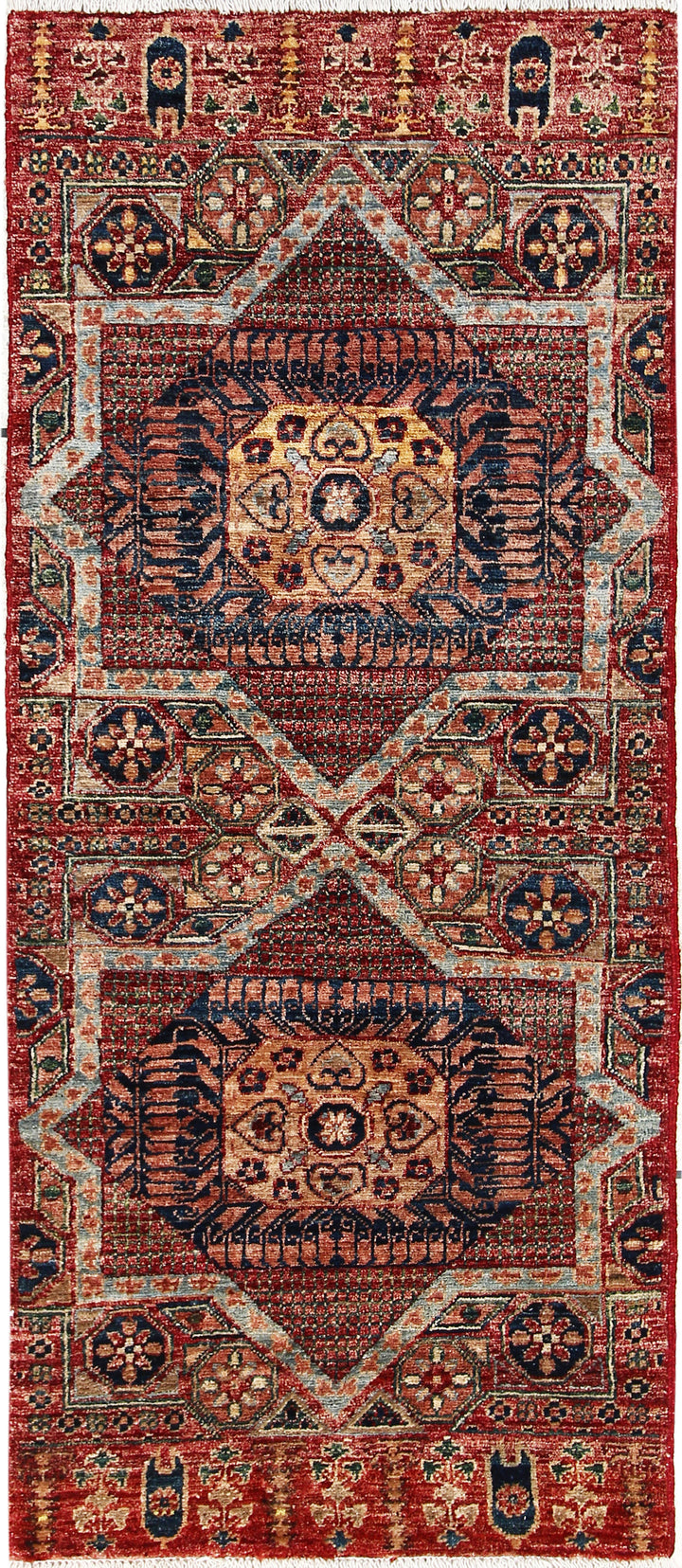Brown Mamluk 2' 1 x 5' - No. 65976 - ALRUG Rug Store