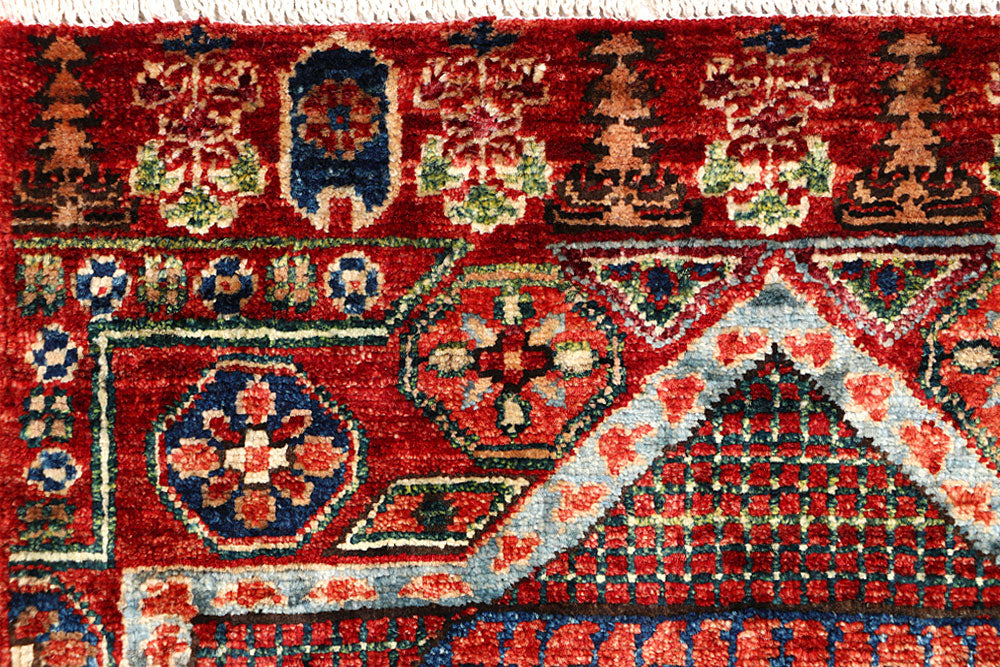 Firebrick Mamluk 2' x 4' 11 - No. 65977 - ALRUG Rug Store