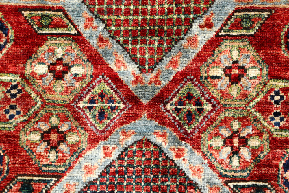 Firebrick Mamluk 2' x 4' 11 - No. 65977 - ALRUG Rug Store
