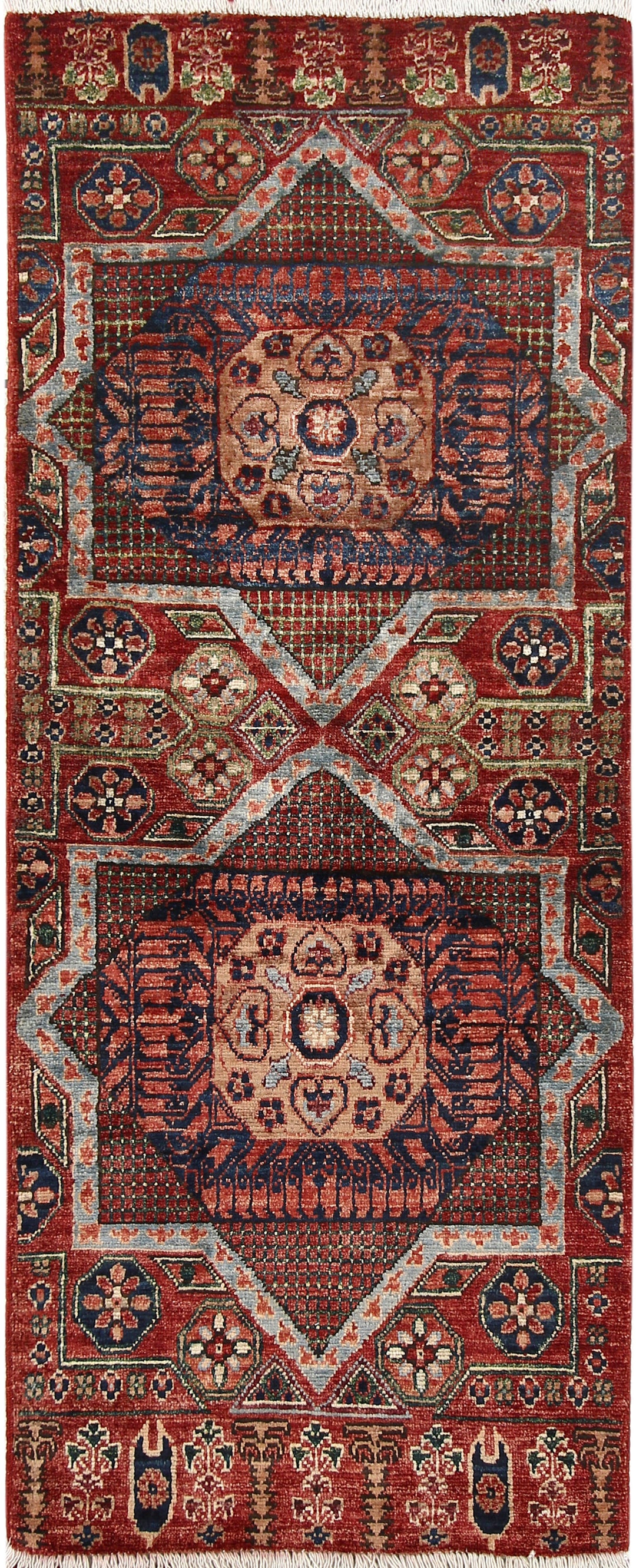 Firebrick Mamluk 2' x 4' 11 - No. 65977 - ALRUG Rug Store