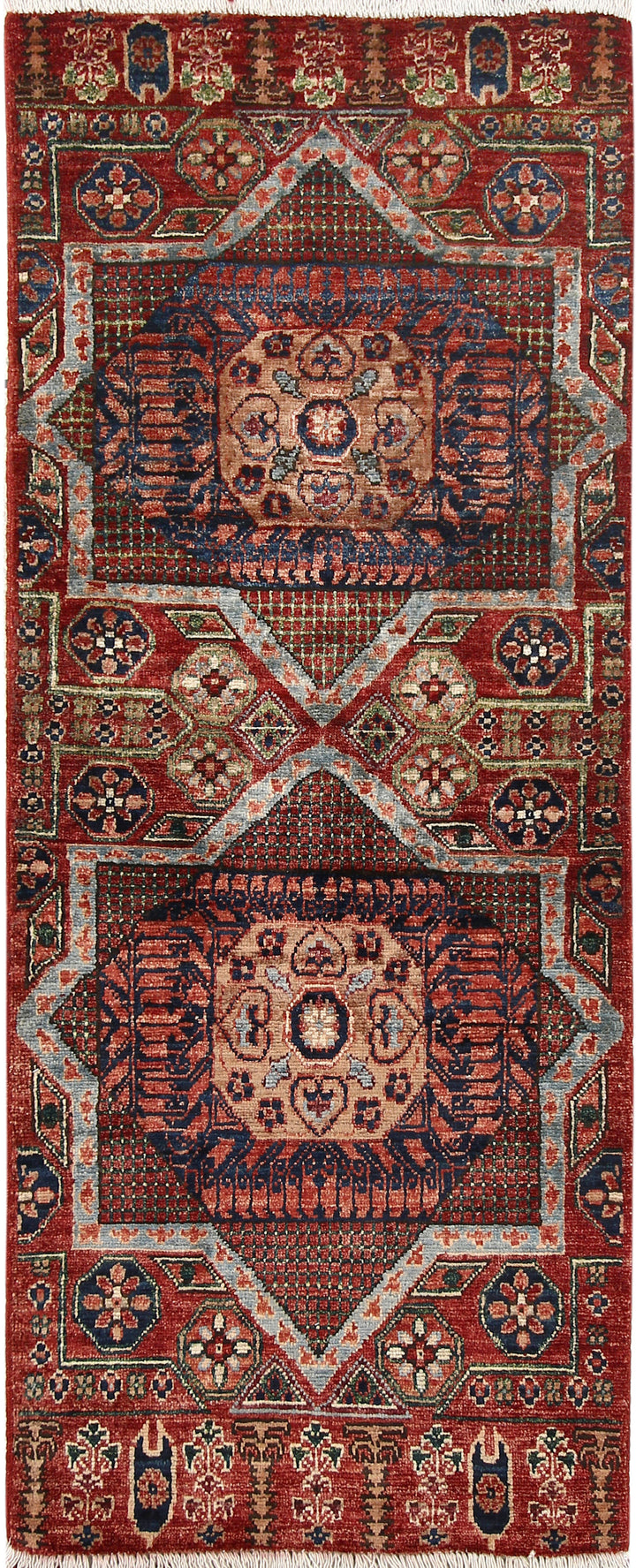Firebrick Mamluk 2' x 4' 11 - No. 65977 - ALRUG Rug Store