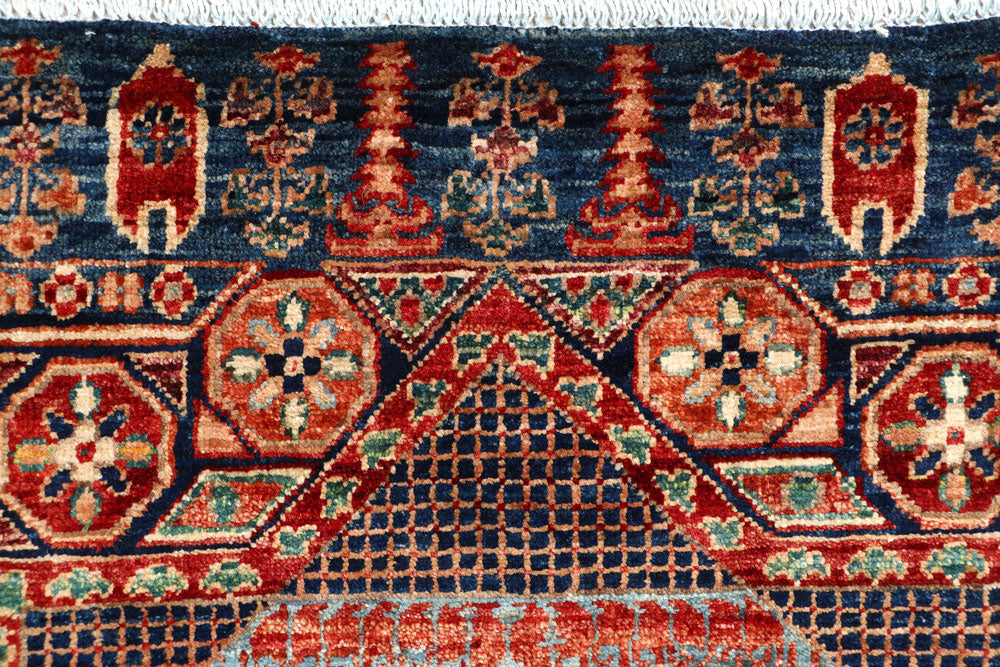 Midnight Blue Mamluk 2' x 4' 10 - No. 65978 - ALRUG Rug Store