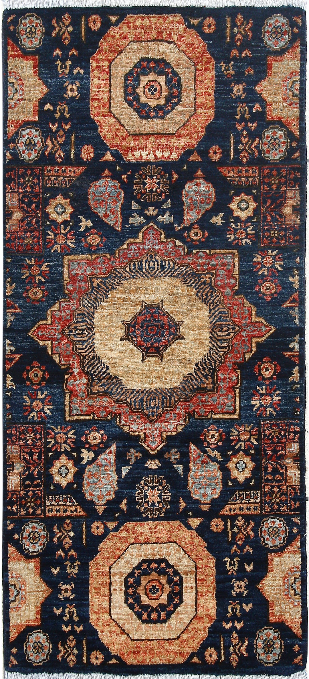 Midnight Blue Mamluk 2' 2 x 4' 9 - No. 65979 - ALRUG Rug Store