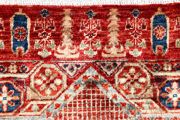 Firebrick Mamluk 2' x 5' 1 - No. 65980 - ALRUG Rug Store