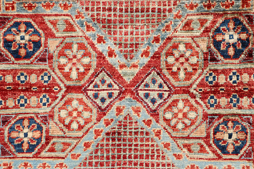 Firebrick Mamluk 2' x 5' 1 - No. 65980 - ALRUG Rug Store