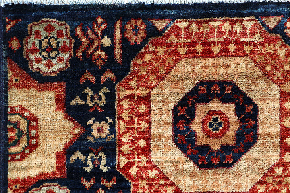 Midnight Blue Mamluk 1' 11 x 4' 9 - No. 65985 - ALRUG Rug Store