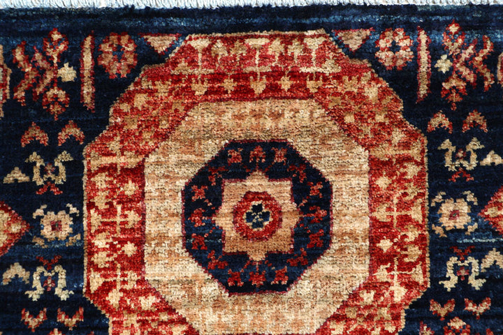 Midnight Blue Mamluk 1' 11 x 4' 9 - No. 65985 - ALRUG Rug Store