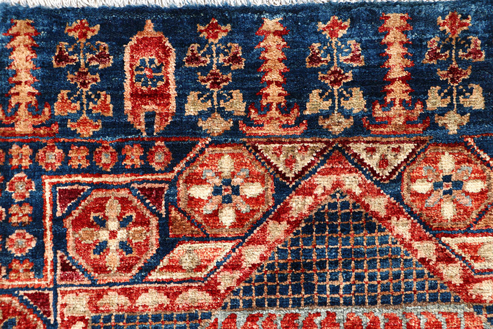 Midnight Blue Mamluk 2' x 4' 11 - No. 65989 - ALRUG Rug Store