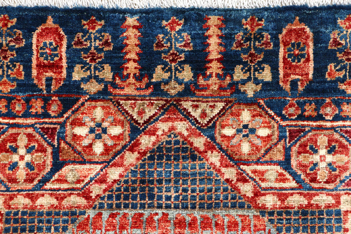 Midnight Blue Mamluk 2' x 4' 11 - No. 65989 - ALRUG Rug Store