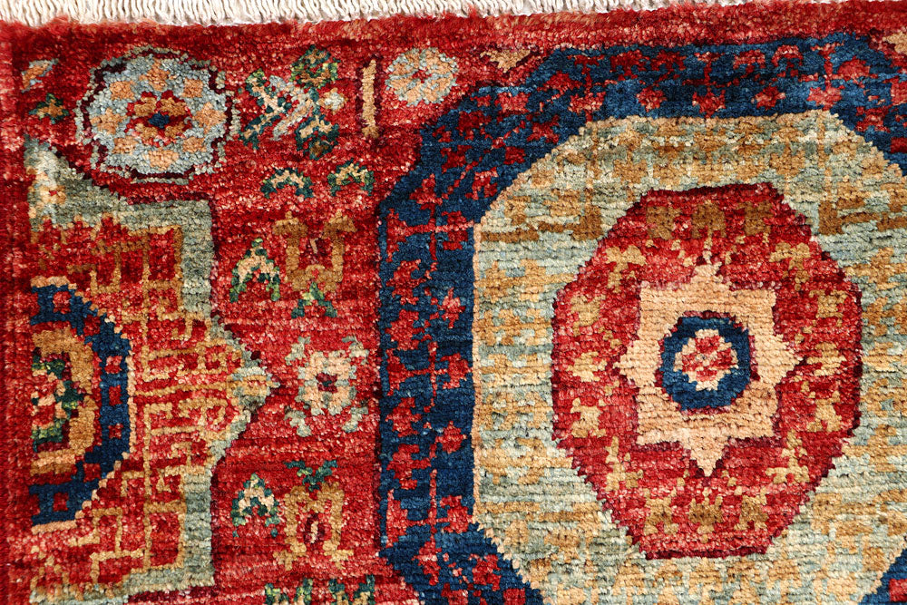 Firebrick Mamluk 2' x 4' 11 - No. 65990 - ALRUG Rug Store