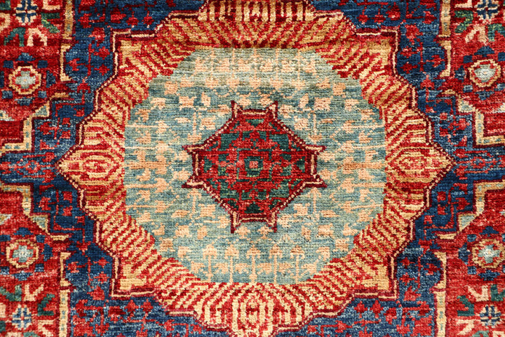Firebrick Mamluk 2' x 4' 11 - No. 65990 - ALRUG Rug Store