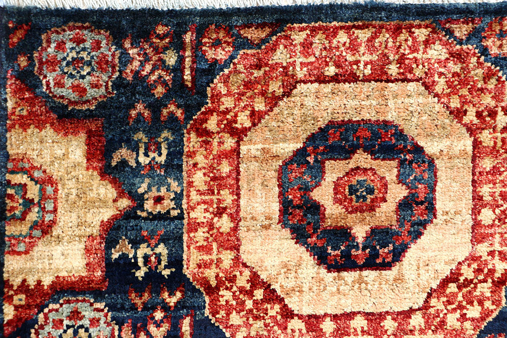 Midnight Blue Mamluk 2' 1 x 5' 1 - No. 65991 - ALRUG Rug Store