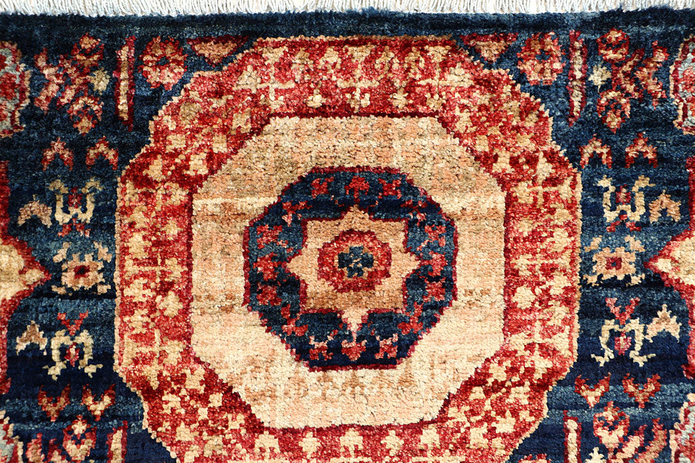 Midnight Blue Mamluk 2' 1 x 5' 1 - No. 65991 - ALRUG Rug Store