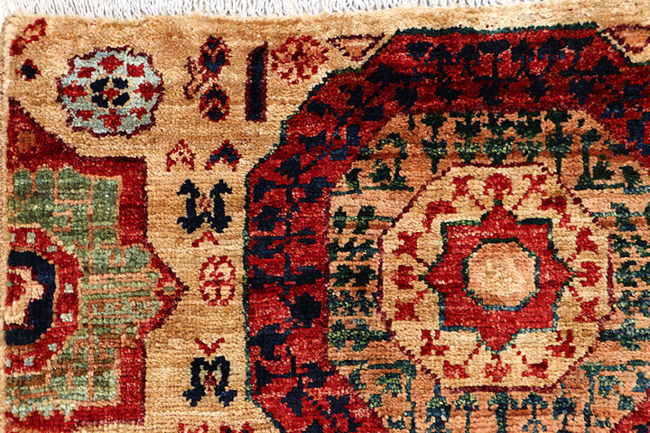 Tan Mamluk 2' x 4' 8 - No. 65992 - ALRUG Rug Store