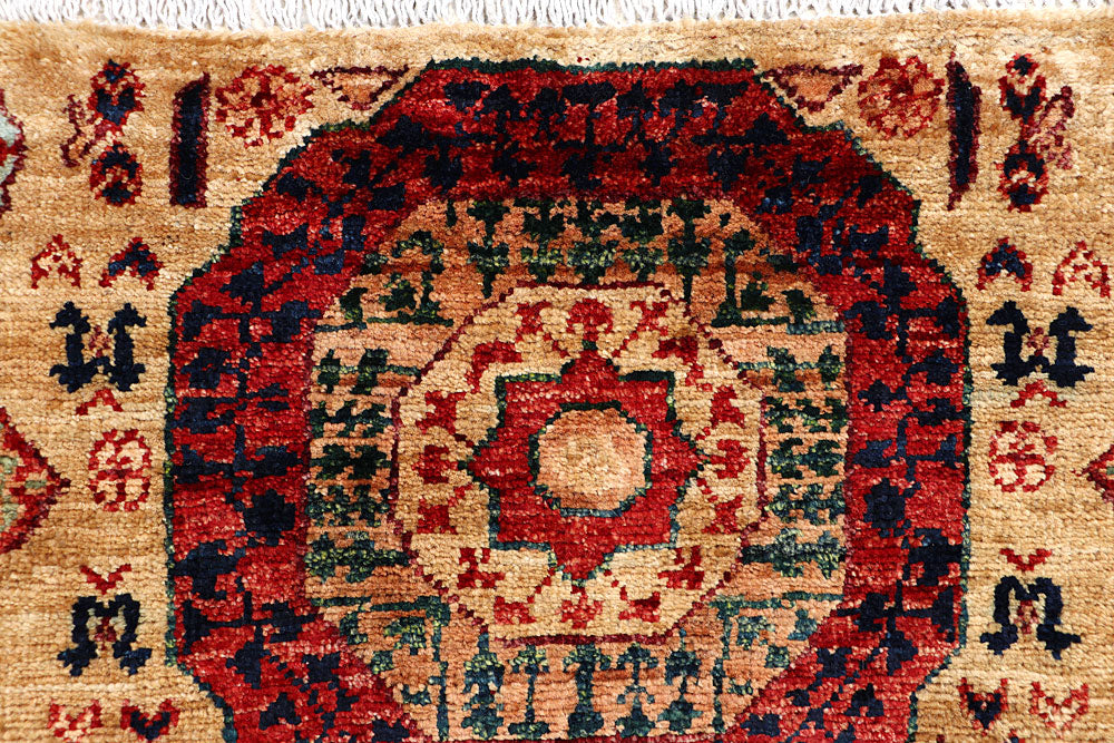 Tan Mamluk 2' x 4' 8 - No. 65992 - ALRUG Rug Store