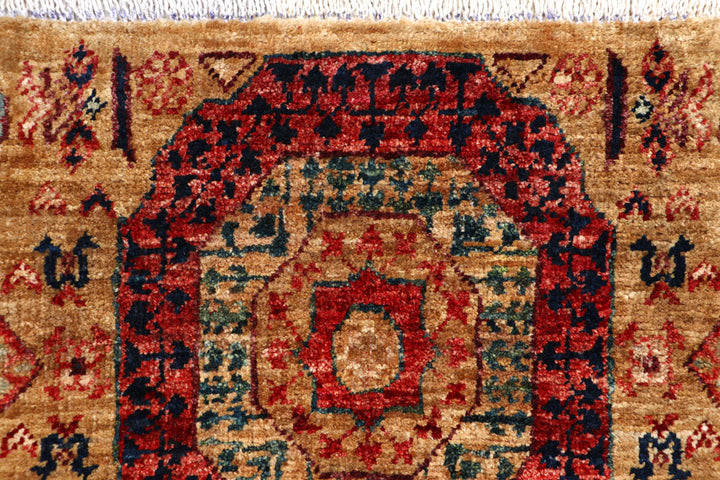 Tan Mamluk 1' 11 x 4' 9 - No. 65993 - ALRUG Rug Store