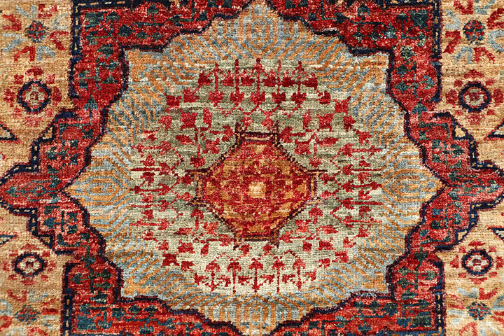 Tan Mamluk 1' 11 x 4' 9 - No. 65993 - ALRUG Rug Store