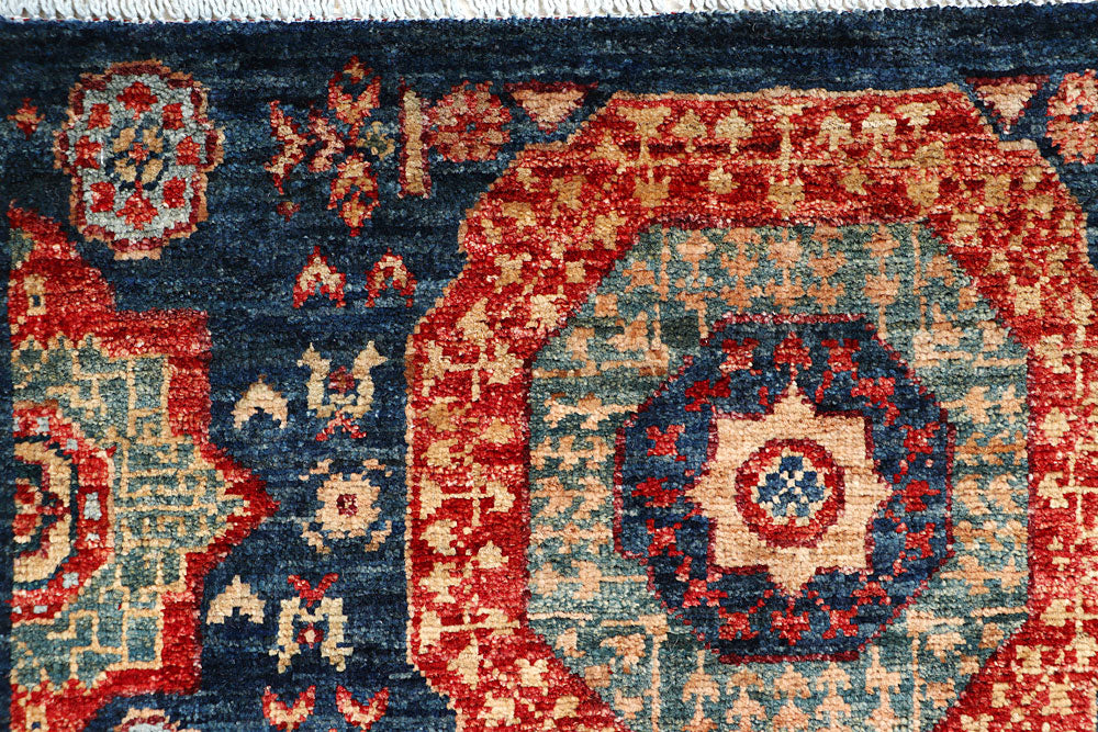 Midnight Blue Mamluk 2' x 4' 11 - No. 65994 - ALRUG Rug Store