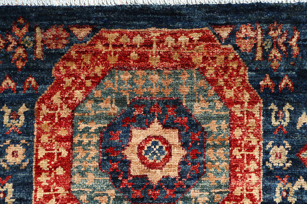 Midnight Blue Mamluk 2' x 4' 11 - No. 65994 - ALRUG Rug Store