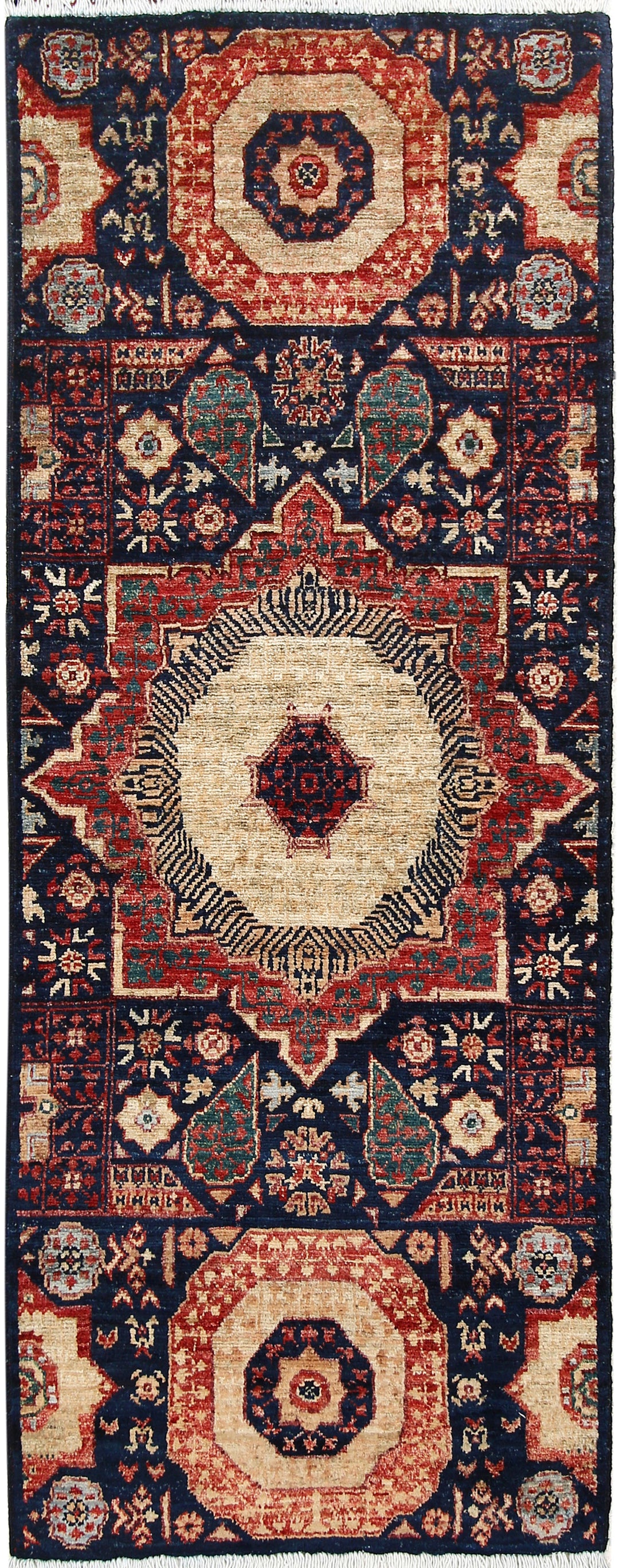 Midnight Blue Mamluk 1' 11 x 5' - No. 65995 - ALRUG Rug Store