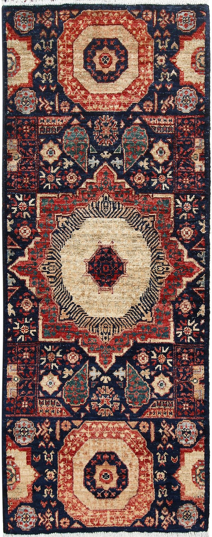 Midnight Blue Mamluk 1' 11 x 5' - No. 65995 - ALRUG Rug Store