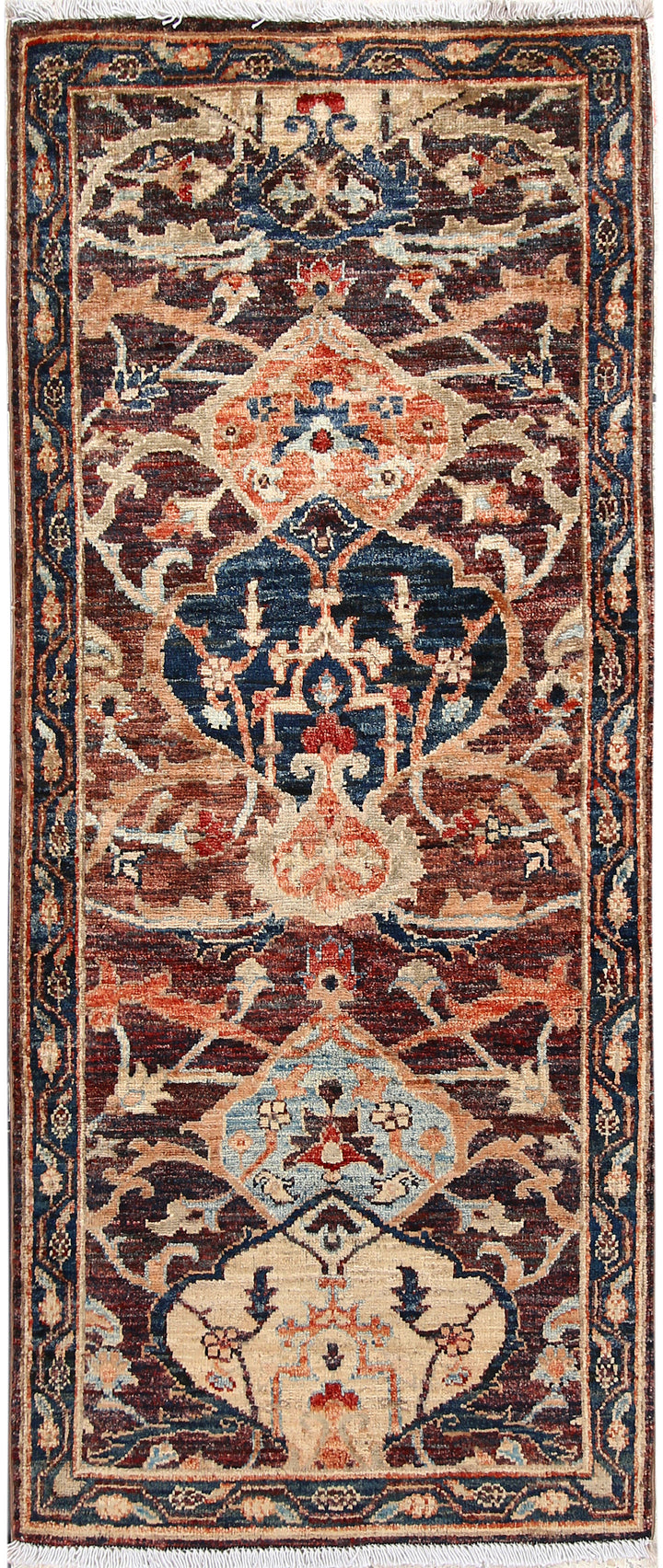 Multi Colored Ziegler 2' 1 x 5' - No. 65997 - ALRUG Rug Store