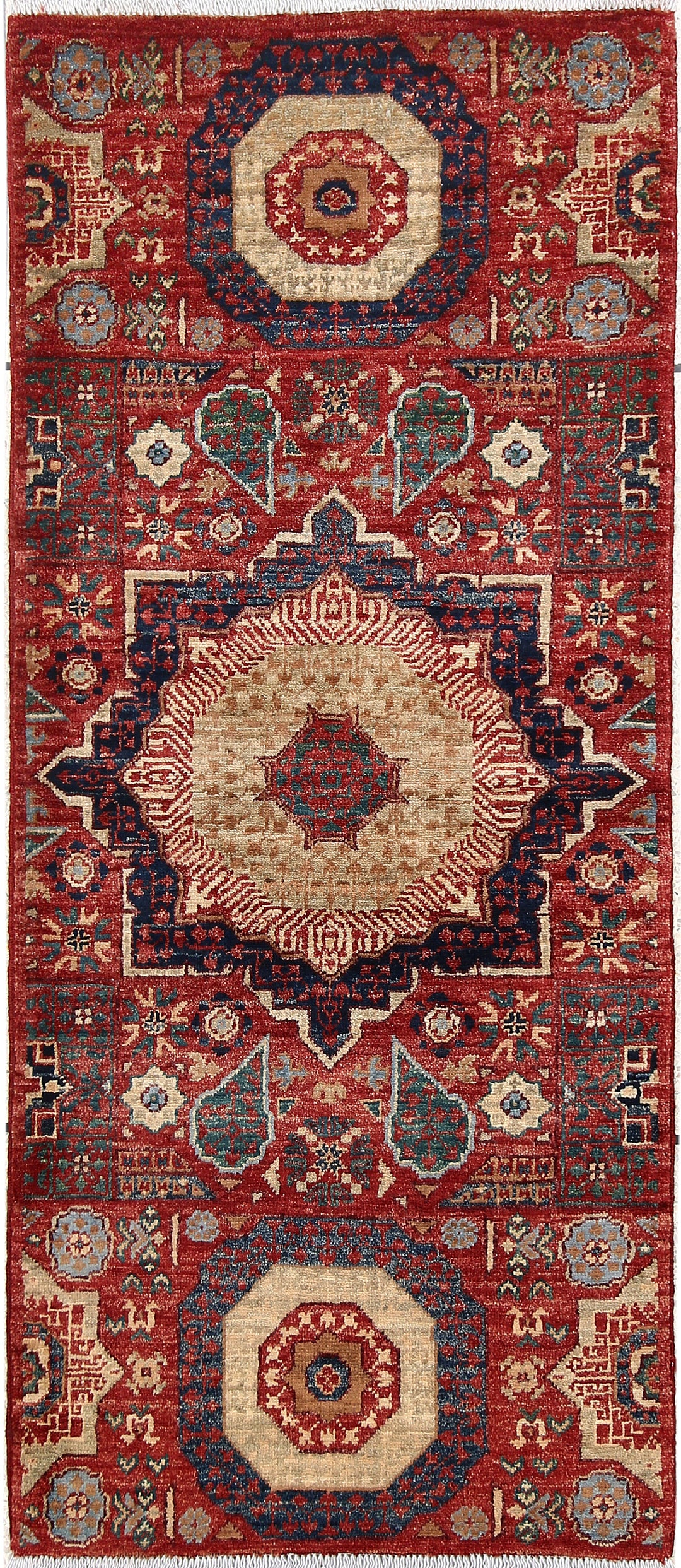 Firebrick Mamluk 2' 1 x 4' 10 - No. 65999 - ALRUG Rug Store