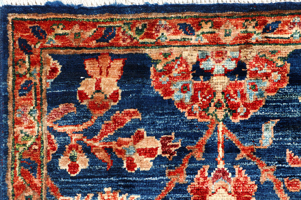 Steel Blue Ziegler 1' 11 x 4' 11 - No. 66000 - ALRUG Rug Store