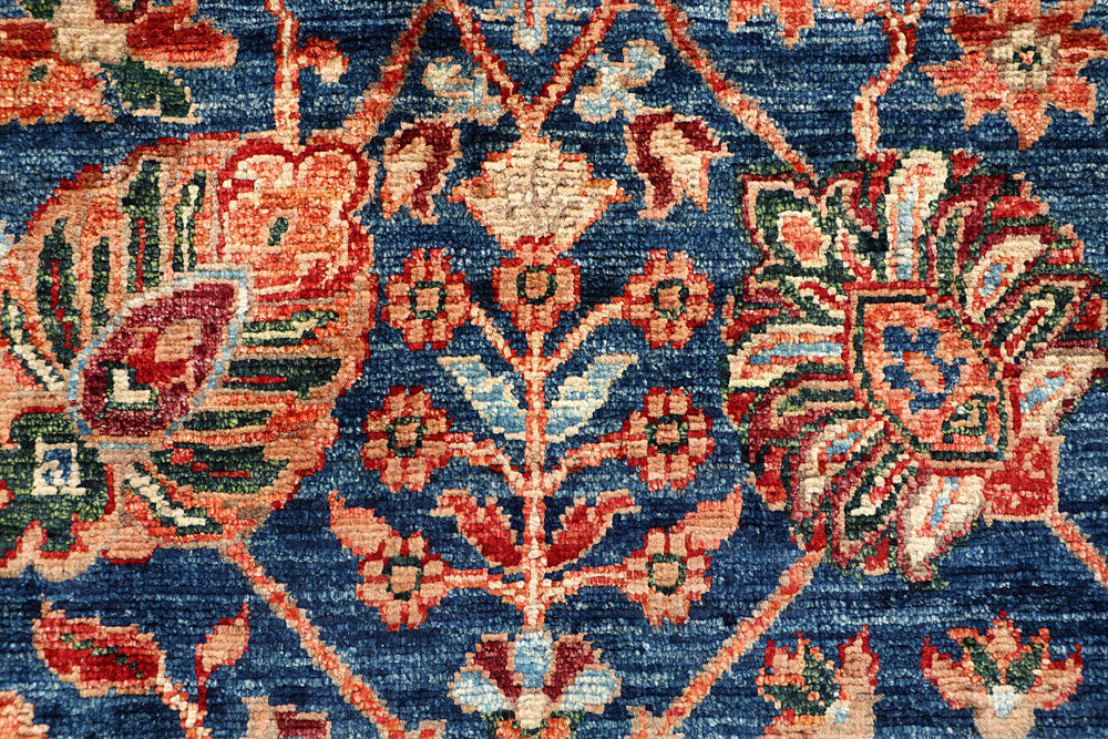 Steel Blue Ziegler 1' 11 x 4' 11 - No. 66000 - ALRUG Rug Store