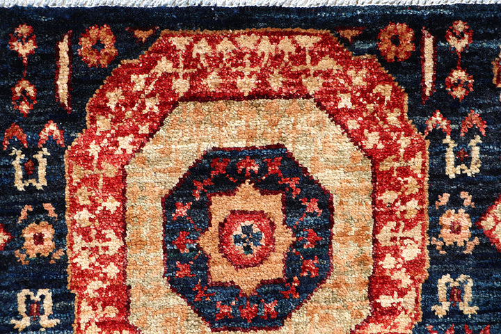 Midnight Blue Mamluk 1' 11 x 4' 10 - No. 66002 - ALRUG Rug Store