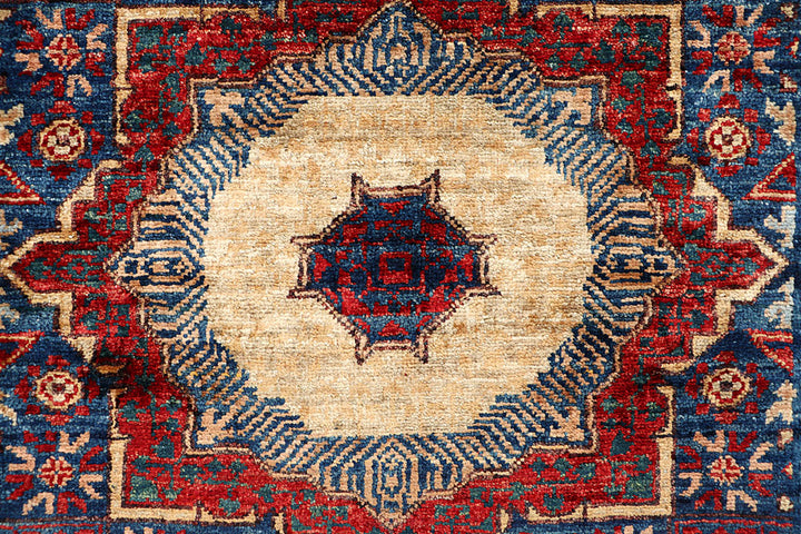 Steel Blue Mamluk 2' x 4' 9 - No. 66003 - ALRUG Rug Store