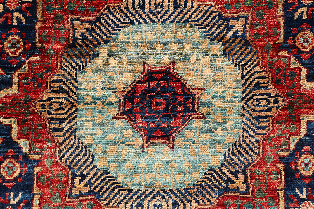 Steel Blue Mamluk 1' 11 x 4' 9 - No. 66004 - ALRUG Rug Store