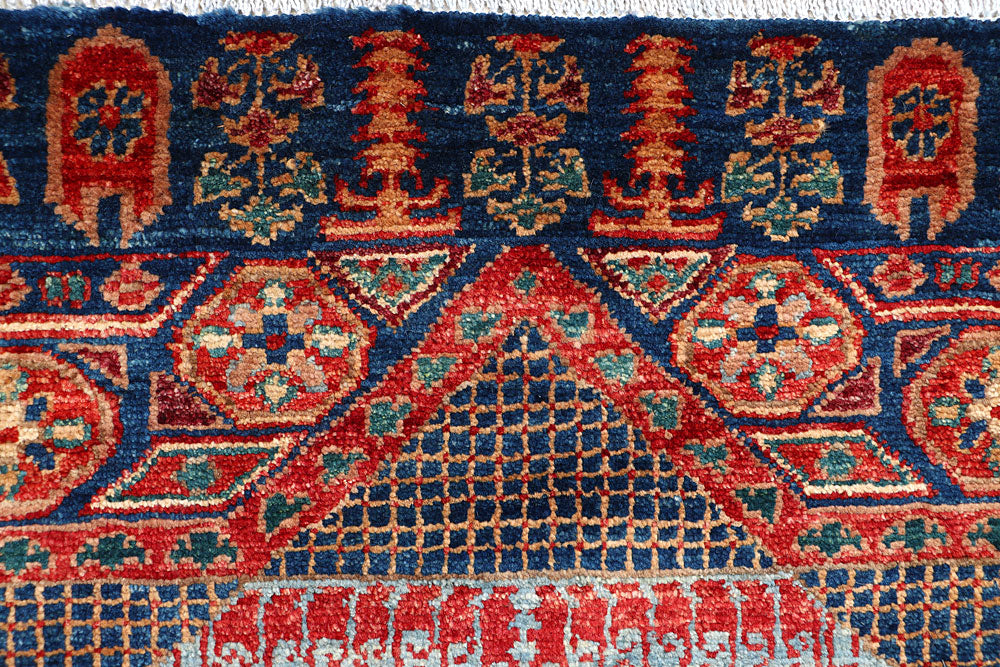 Steel Blue Mamluk 2' 1 x 5' - No. 66006 - ALRUG Rug Store