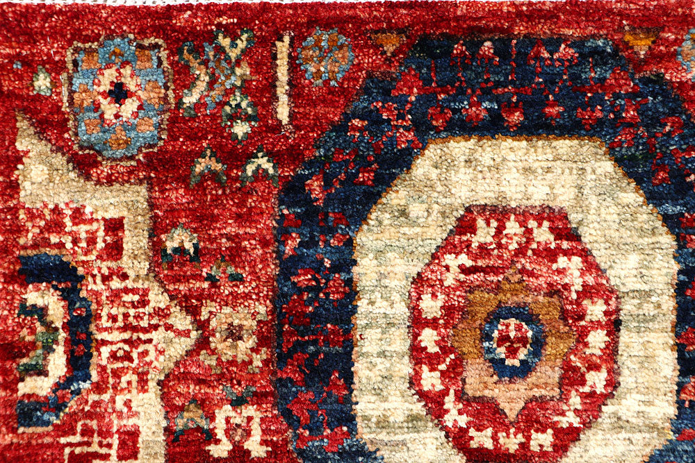 Firebrick Mamluk 2' x 4' 11 - No. 66008 - ALRUG Rug Store