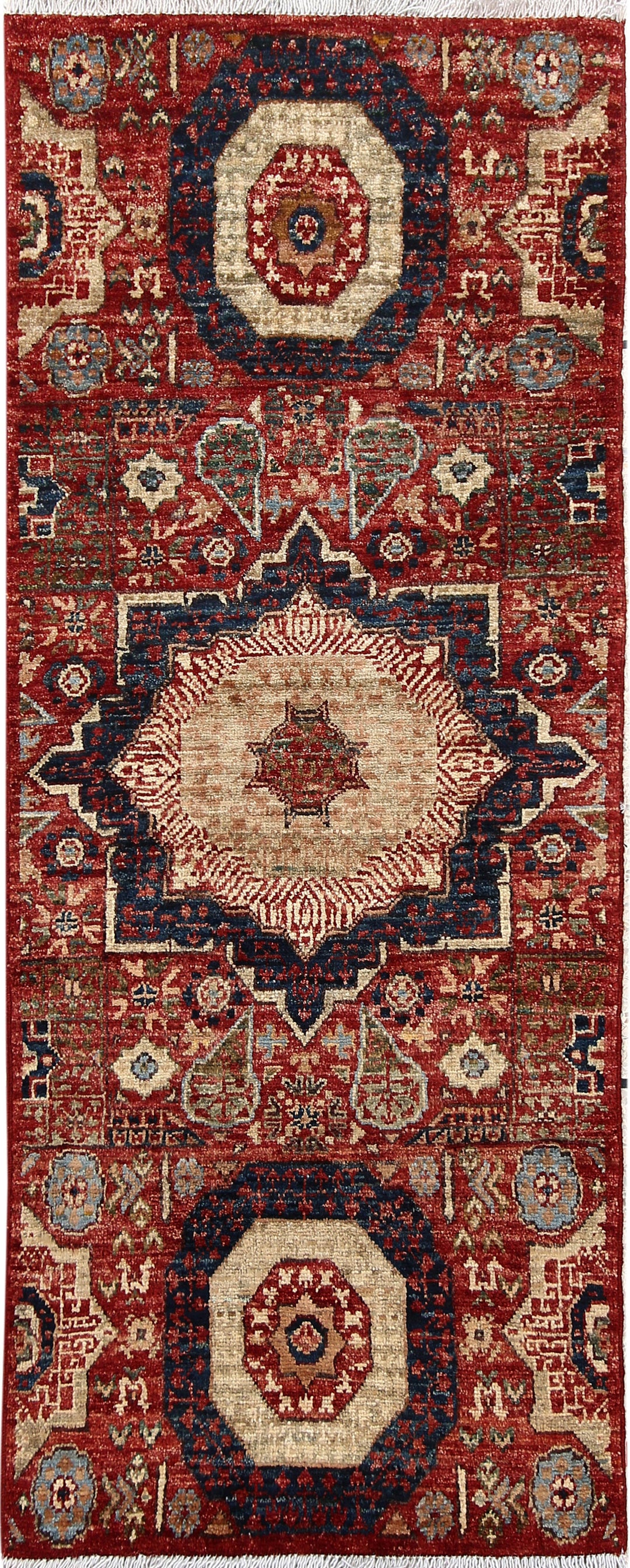 Firebrick Mamluk 2' x 4' 11 - No. 66008 - ALRUG Rug Store