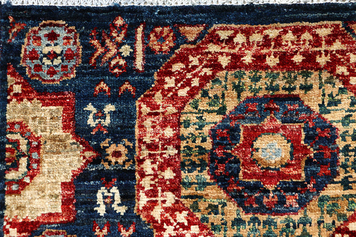 Midnight Blue Mamluk 1' 11 x 4' 9 - No. 66009 - ALRUG Rug Store