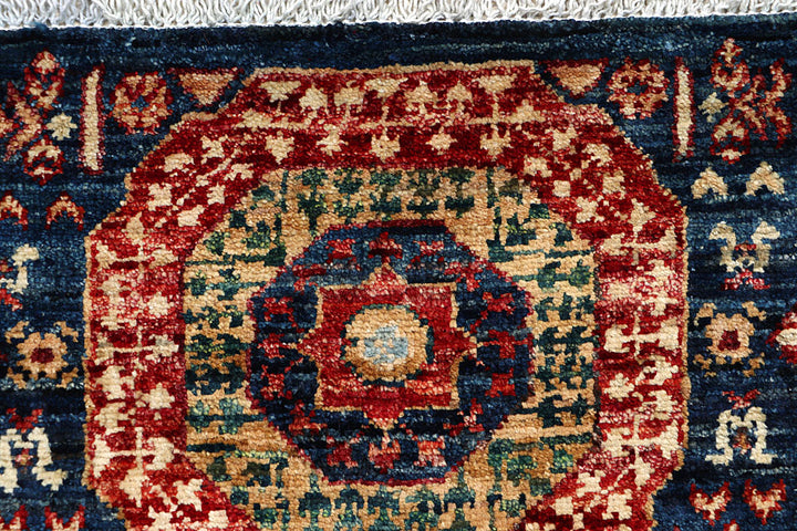 Midnight Blue Mamluk 1' 11 x 4' 9 - No. 66009 - ALRUG Rug Store